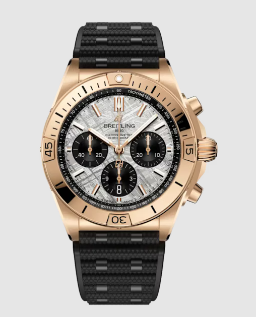 Review Breitling Chronomat B01 42 Erling Haaland Red Gold Replica watch RB01347A1F1S1